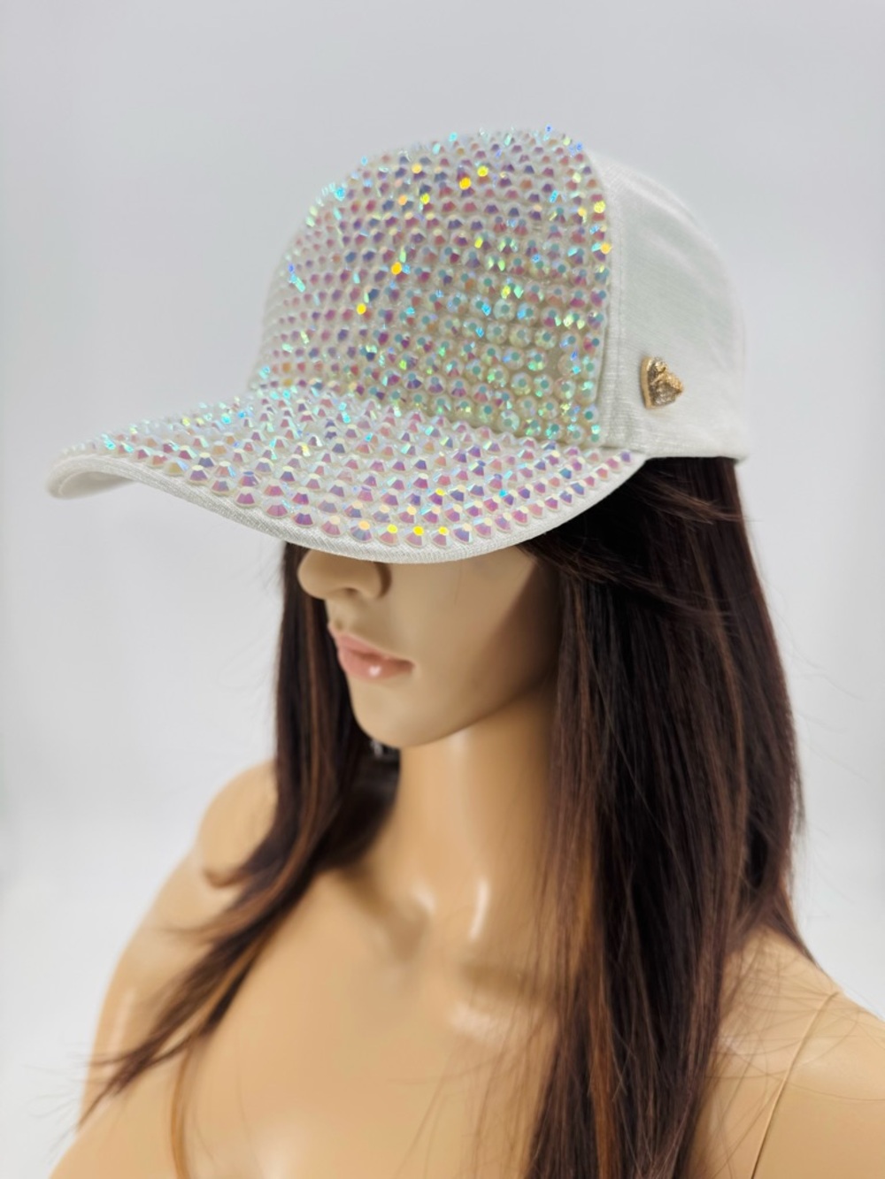 Juicy Couture Retro Y2K Rockstar Girlfriend Rhinestone Bling Glam Trucker Hat